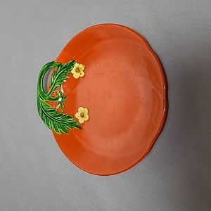 Vintage Maruhon Ware Pumpkin Plate Japan